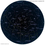 Carte étoiles 25 septembre