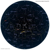 Carte étoiles 26 mai