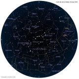 Carte étoiles 26 mai