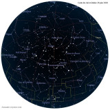 Carte étoiles 26 juin