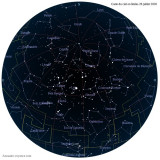 Carte étoiles 26 juillet