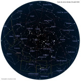 Carte étoiles 26 août