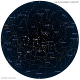 Carte étoiles 27 octobre