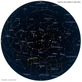 Carte étoiles 27 mars