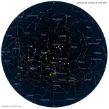 Carte étoiles 27 avril