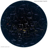 Carte étoiles 27 mai