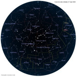 Carte étoiles 27 mai