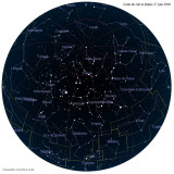 Carte étoiles 27 juin