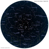 Carte étoiles 27 juillet