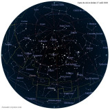 Carte étoiles 27 août