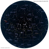 Carte étoiles 28 octobre