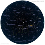 Carte étoiles 28 juin