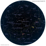 Carte étoiles 28 juillet