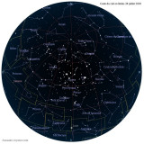 Carte étoiles 28 juillet