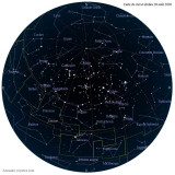 Carte étoiles 28 août