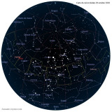Carte étoiles 29 octobre