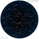 Carte étoiles 29 mars
