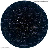 Carte étoiles 29 mars