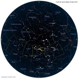 Carte étoiles 29 juin