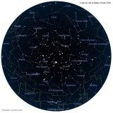 Carte étoiles 29 juin