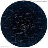 Carte étoiles 29 juillet