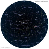 Carte étoiles  3 mars