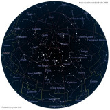 Carte étoiles  3 juin