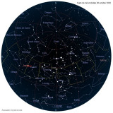 Carte étoiles 30 octobre