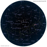 Carte étoiles 30 mars