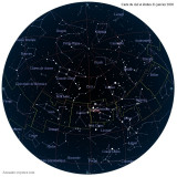 Carte étoiles 31 janvier