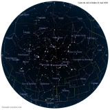 Carte étoiles 31 mai