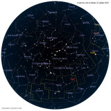 Carte étoiles 31 juillet