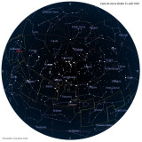 Carte étoiles 31 août