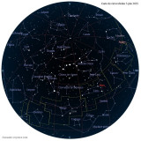 Carte étoiles  5 juin