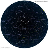 Carte étoiles  5 juillet