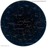 Carte étoiles  6 décembre
