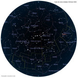 Carte étoiles  6 février