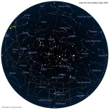 Carte étoiles  6 juin