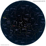Carte étoiles  6 août
