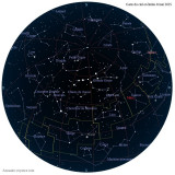 Carte étoiles  8 mai
