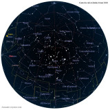 Carte étoiles  8 mai