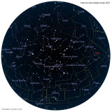 Carte étoiles  8 juin