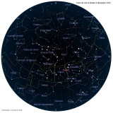 Carte étoiles  9 décembre