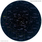 Carte étoiles  9 mai