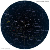 Carte étoiles  9 juin